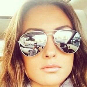 Stylish Silver Aviator Sunglasses